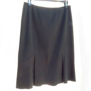 Nine West Black Lace Tulip Pencil Skirt